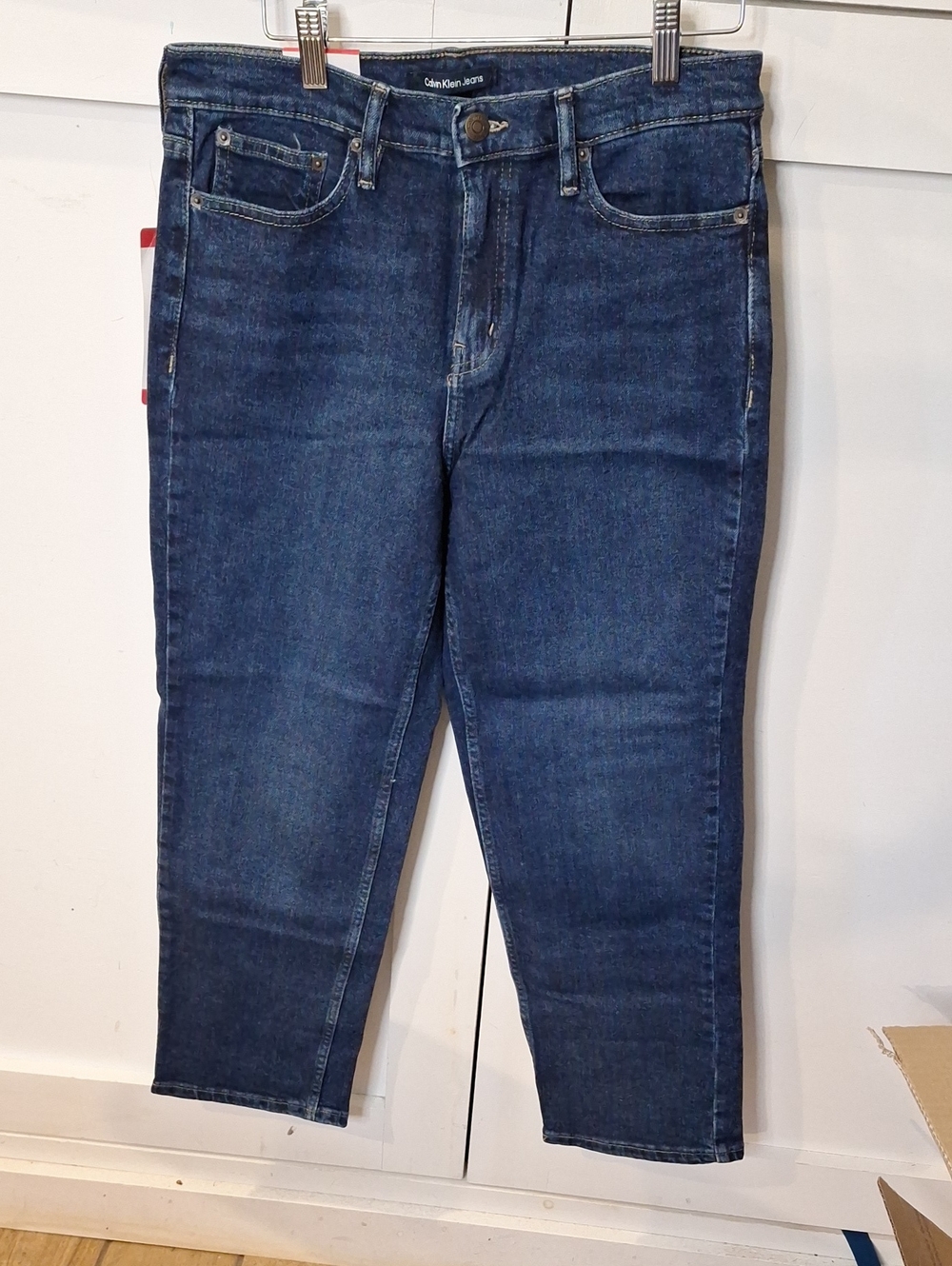 Calvin Klein Women’s Straight Dark Blue Jeans